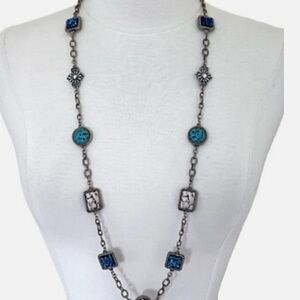 Premier Designs Splurge Reversible Station Necklace